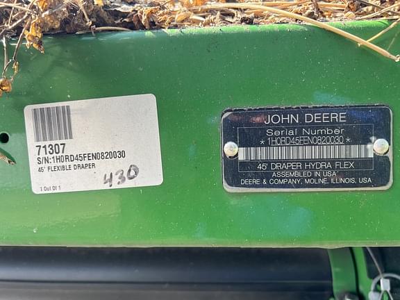 Image of John Deere RD45F equipment image 2