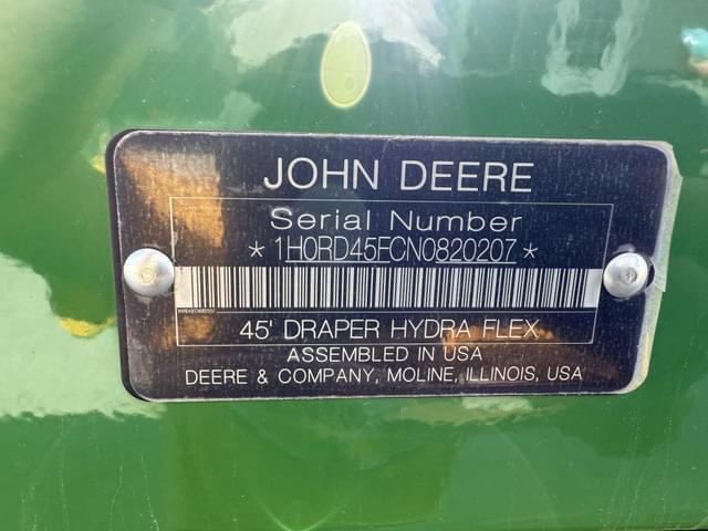 Image of John Deere RD45F equipment image 4