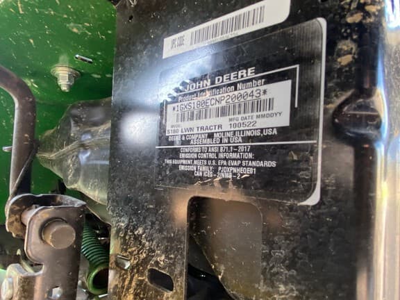 Image of John Deere S180 equipment image 1