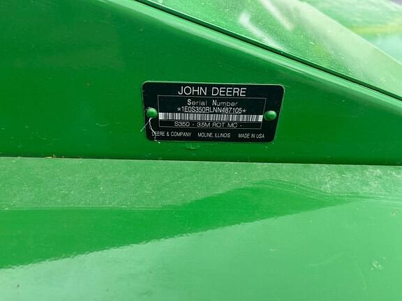 Image of John Deere S350 equipment image 4