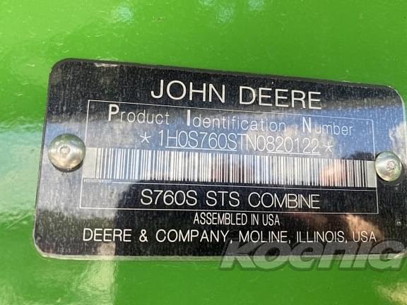 Main image John Deere S760 7