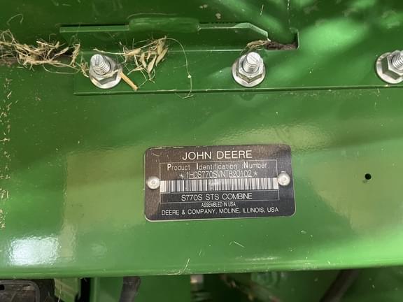 Image of John Deere S770 equipment image 2