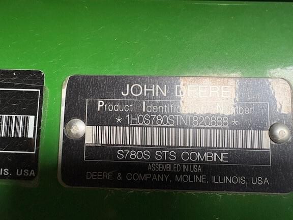 Image of John Deere S780 equipment image 3