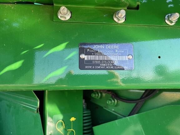 Image of John Deere S780 equipment image 1