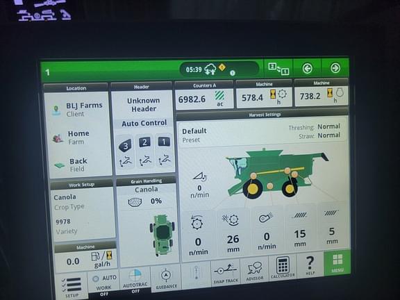 Image of John Deere S780 equipment image 4