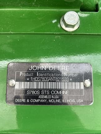 Image of John Deere S780 Primary image