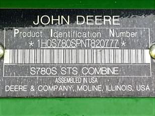 Main image John Deere S780 50