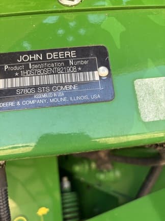 Image of John Deere S780 equipment image 2