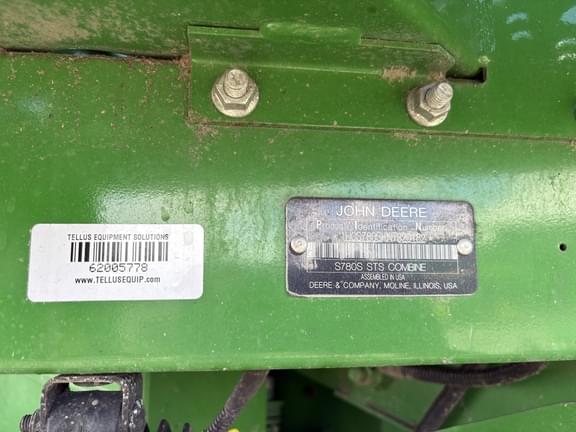 Image of John Deere S780 equipment image 3