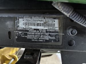 2022 John Deere X330 Image