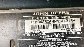 Main image John Deere X350 5