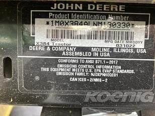 Main image John Deere X384 8