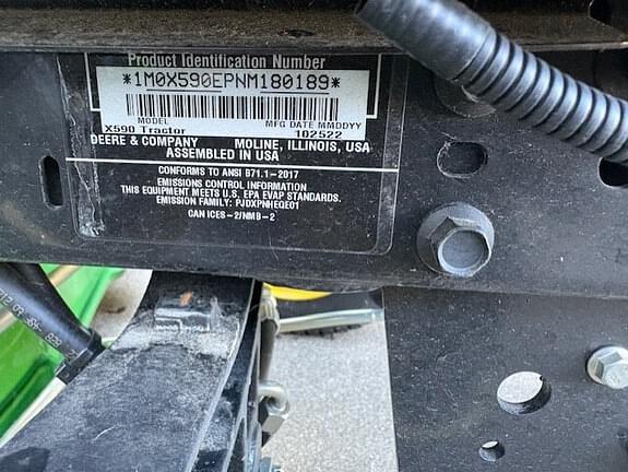 Image of John Deere X590 Image 1
