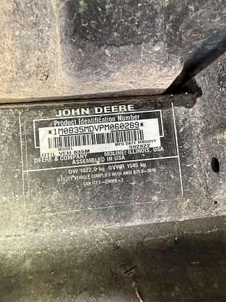 Image of John Deere XUV 835M equipment image 1