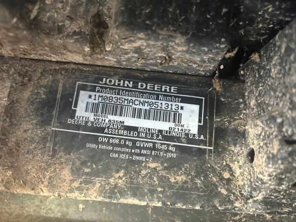 Image of John Deere XUV 835M equipment image 1