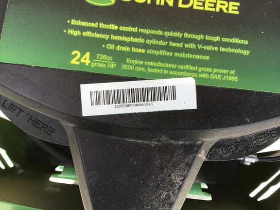 Image of John Deere Z530R equipment image 2