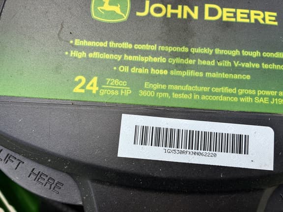 Image of John Deere Z530R equipment image 1