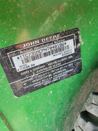 Image of John Deere Z735M equipment image 4