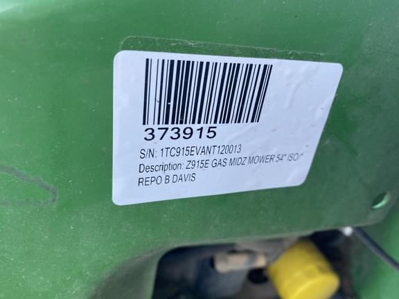 Image of John Deere Z915E equipment image 3