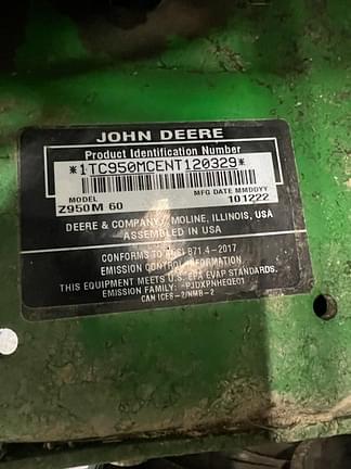 Image of John Deere Z950M equipment image 4