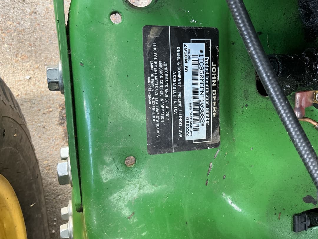 Image of John Deere Z950M Image 1