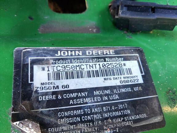 Image of John Deere Z950M equipment image 3
