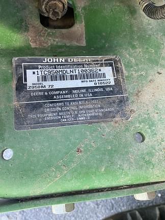 Image of John Deere Z950M equipment image 4