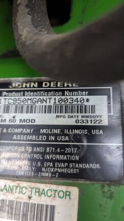 Image of John Deere Z950M equipment image 4