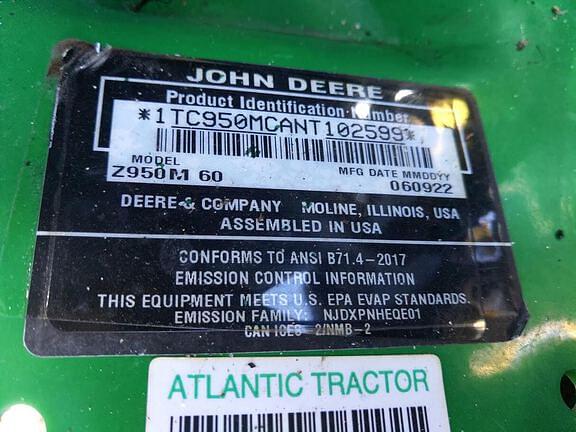 Image of John Deere Z950M equipment image 2