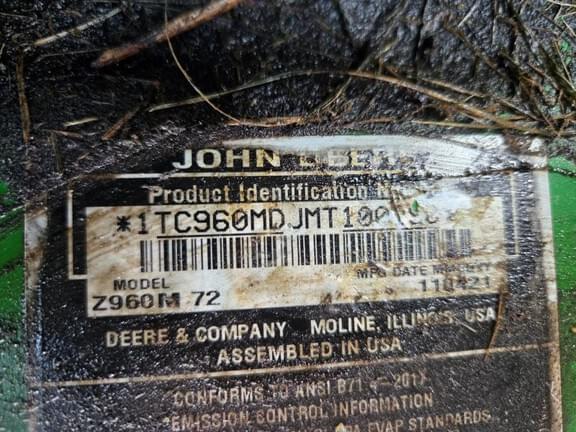 Image of John Deere Z960M equipment image 2
