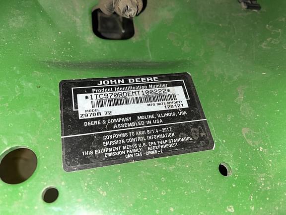 Image of John Deere Z970R equipment image 2