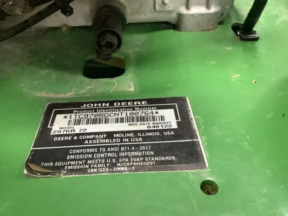 Image of John Deere Z970R equipment image 3