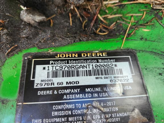 Image of John Deere Z970R equipment image 4