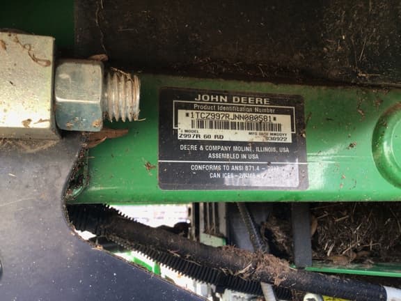 Image of John Deere Z997R equipment image 3