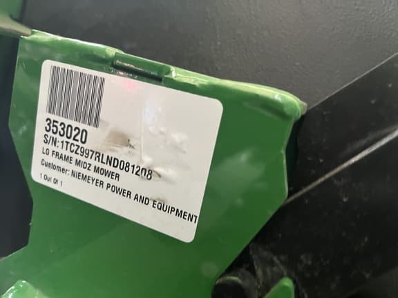 Image of John Deere Z997R equipment image 4