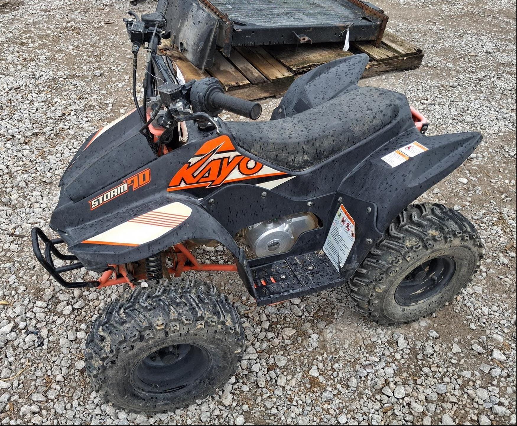 2022 Kayo Storm 70 Equipment Image0