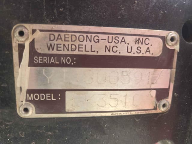 Image of Kioti CK3510SE equipment image 1