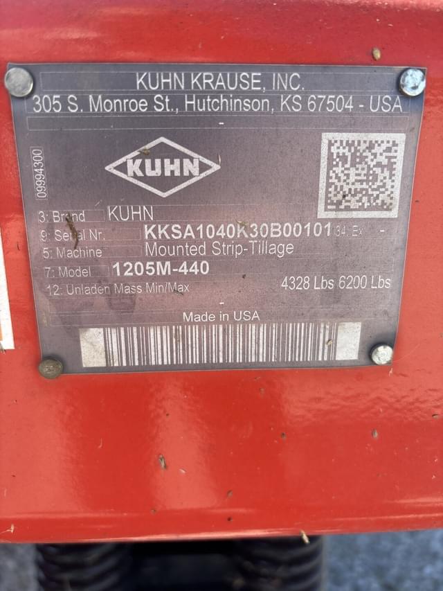 Image of Kuhn Krause Gladiator 1205M-440 equipment image 3