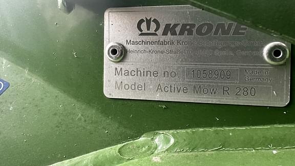 Image of Krone ActiveMow R280 equipment image 2