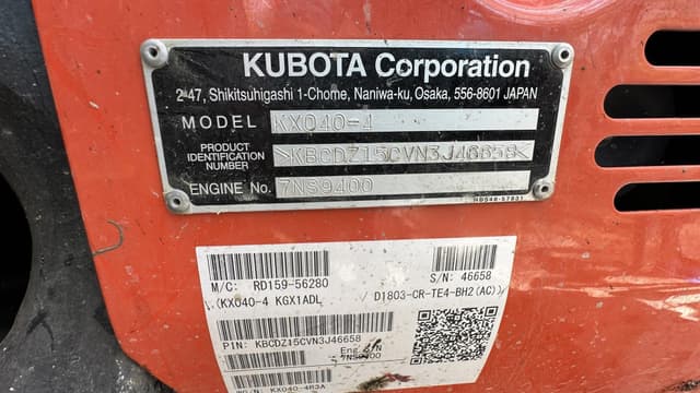 Image of Kubota KX040-4 equipment image 3
