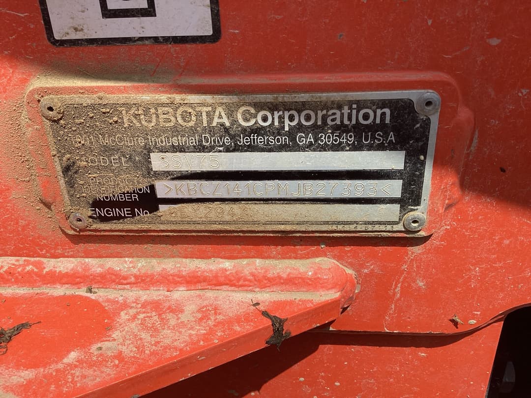Image of Kubota SSV75 Image 1