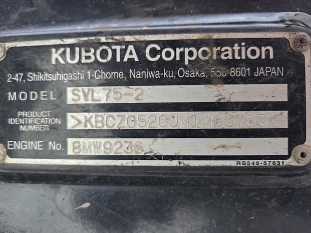 Image of Kubota SVL75-2 equipment image 4
