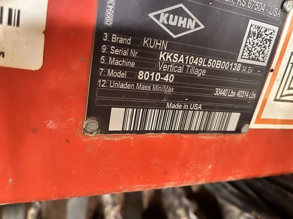 Image of Kuhn Krause Excelerator XT 8010-40 equipment image 1