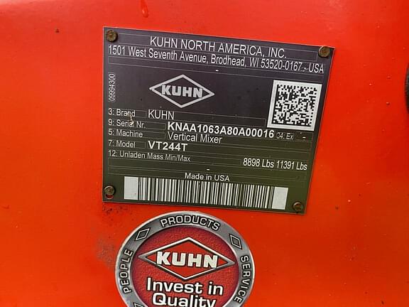 Image of Kuhn Knight VT 244 equipment image 3