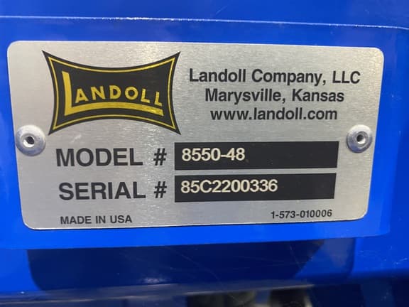 Image of Landoll 8550-48 equipment image 3