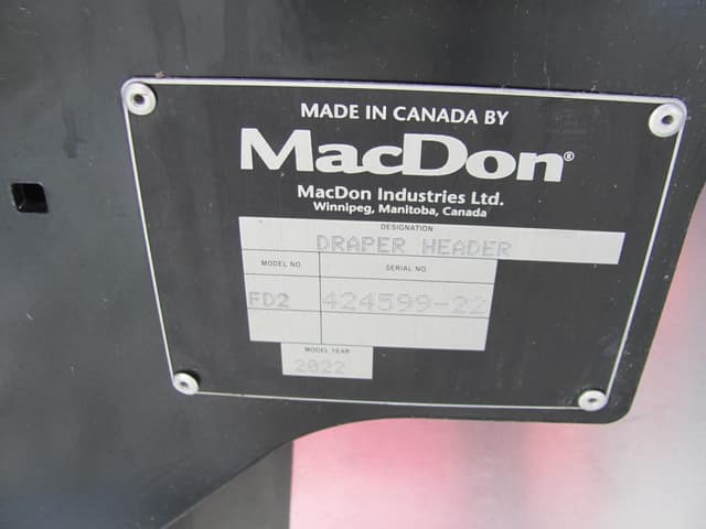 Image of MacDon FD240 equipment image 1