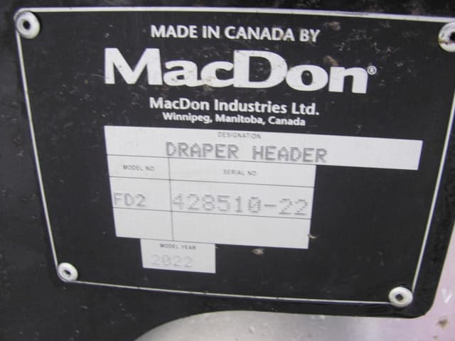 Image of MacDon FD240 equipment image 2