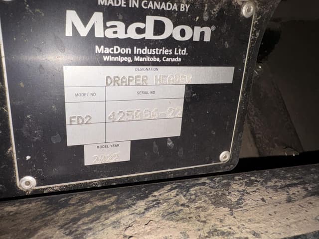 Image of MacDon FD250 equipment image 1