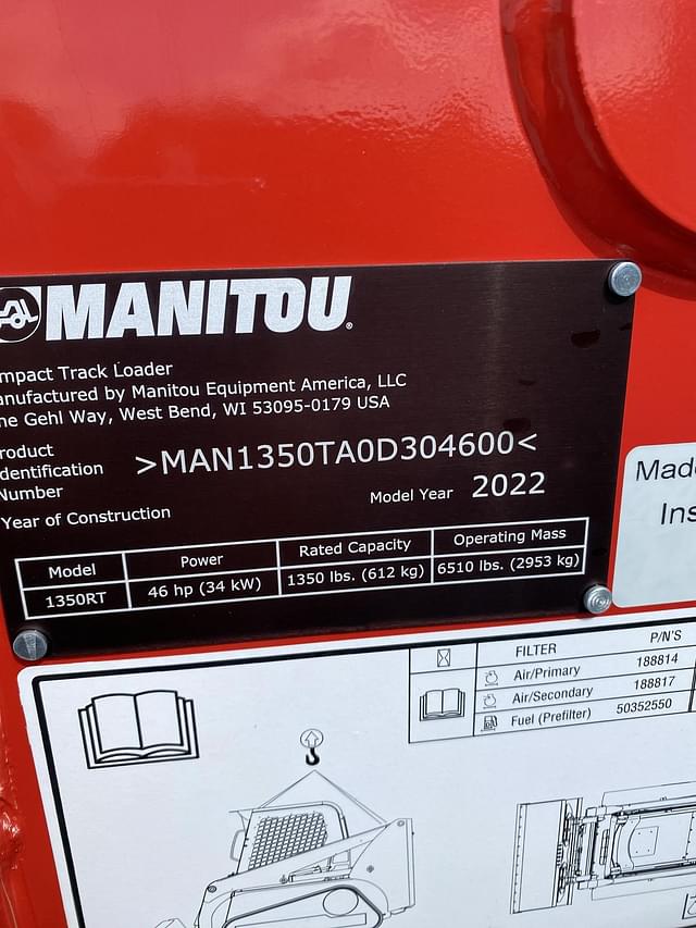 Image of Manitou 1350RT equipment image 4