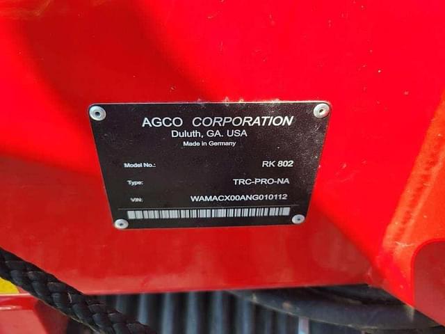 Image of Massey Ferguson RK802 TRC Pro equipment image 4